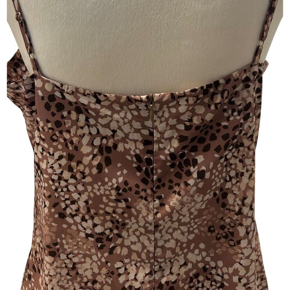 NWT Sadie & Sage Dusty Pink with Abstract Print Cocktail Slip Dress-Large - Picture 5 of 15